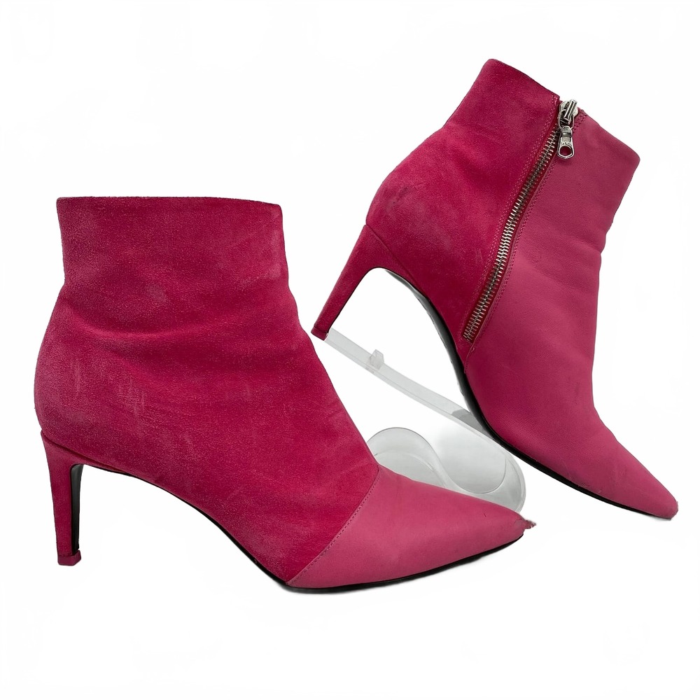 Rag & Bone Pink Heeled Boots | Womens 38EU